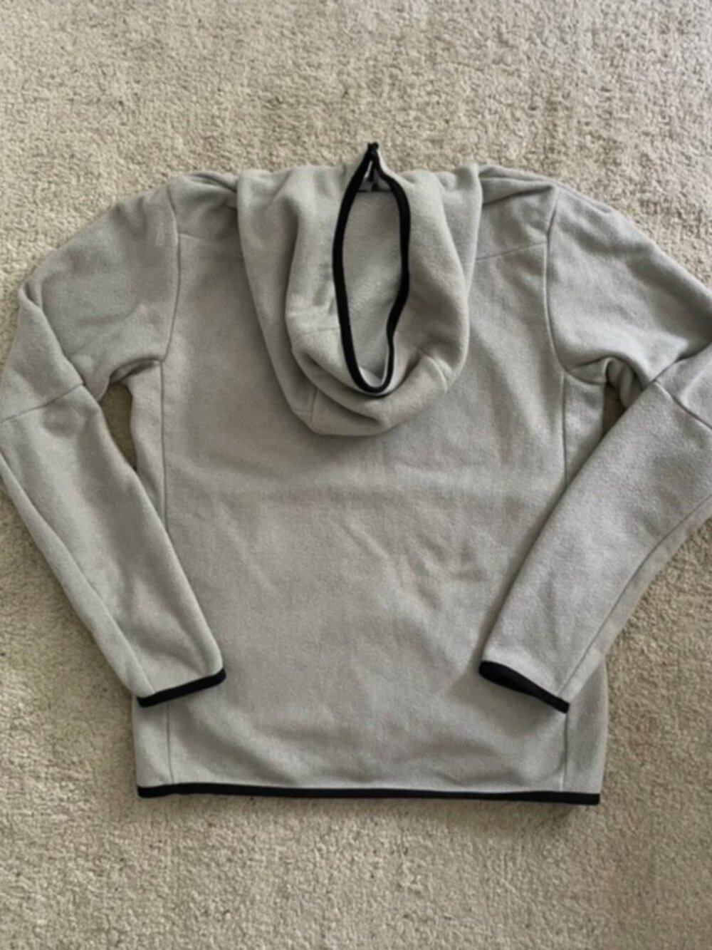 Nike Tech Fleece Men Size S Winterized Hoodie Cobblestone Black Pristine VNDS - Picture 15 of 16